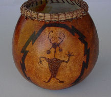 Moab Man with painted border